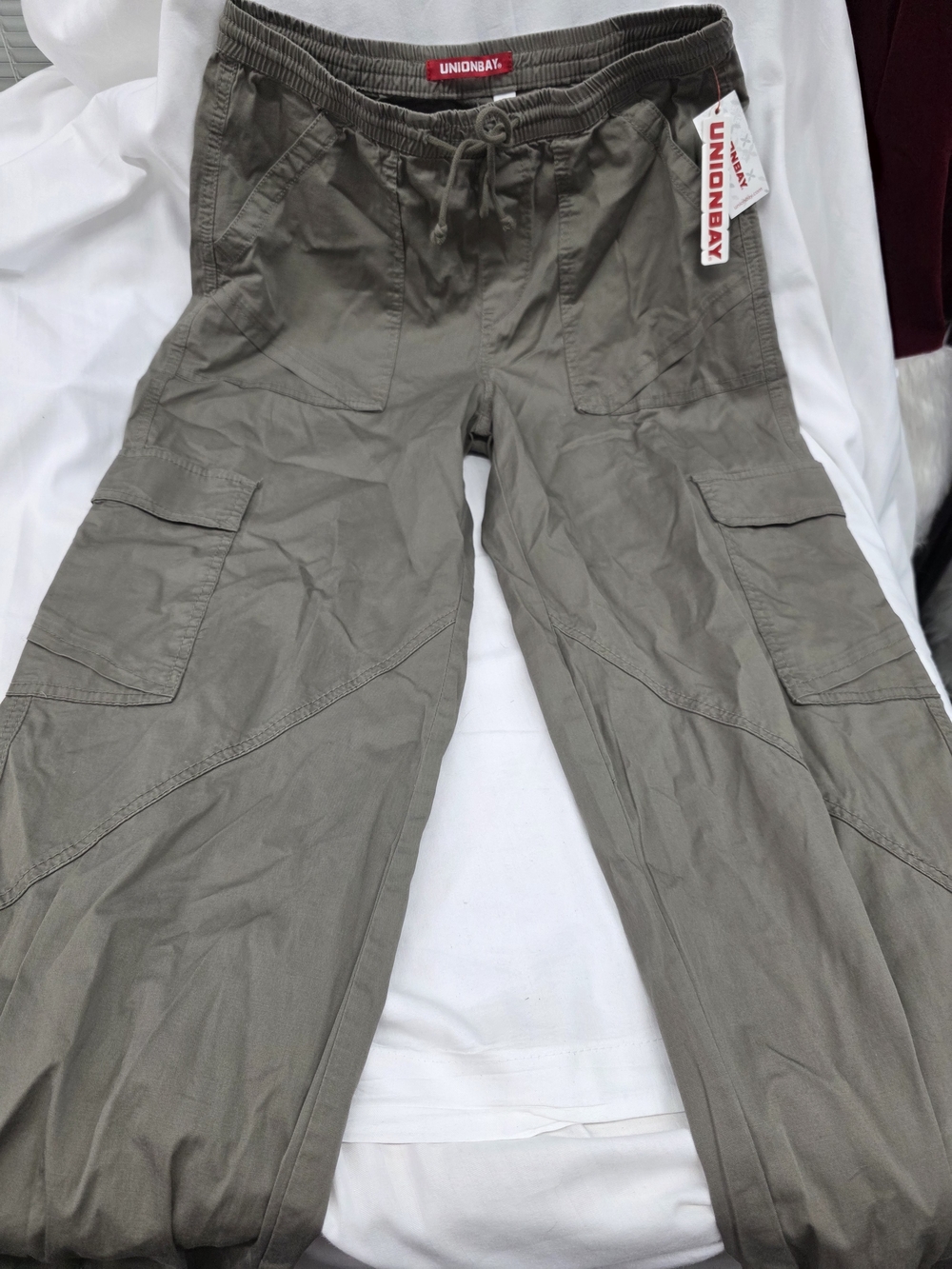 UNIONBAY Women's Olive Cargo Pants